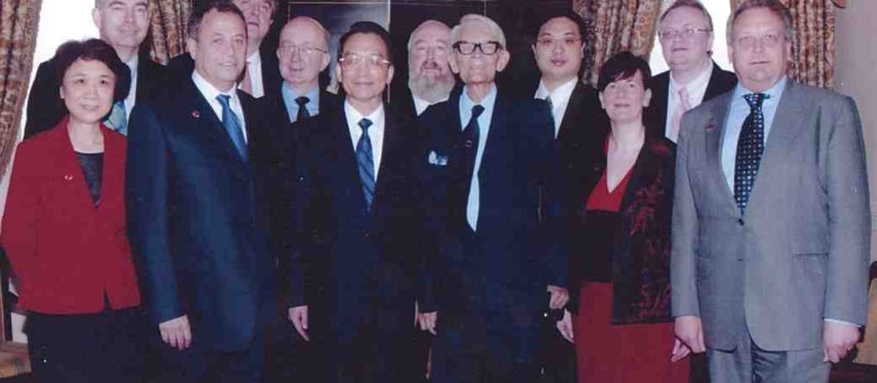 About the Club:  Wenjia bao visiting the UK in 2004