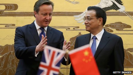 BBC China and UK trade at 'record high'